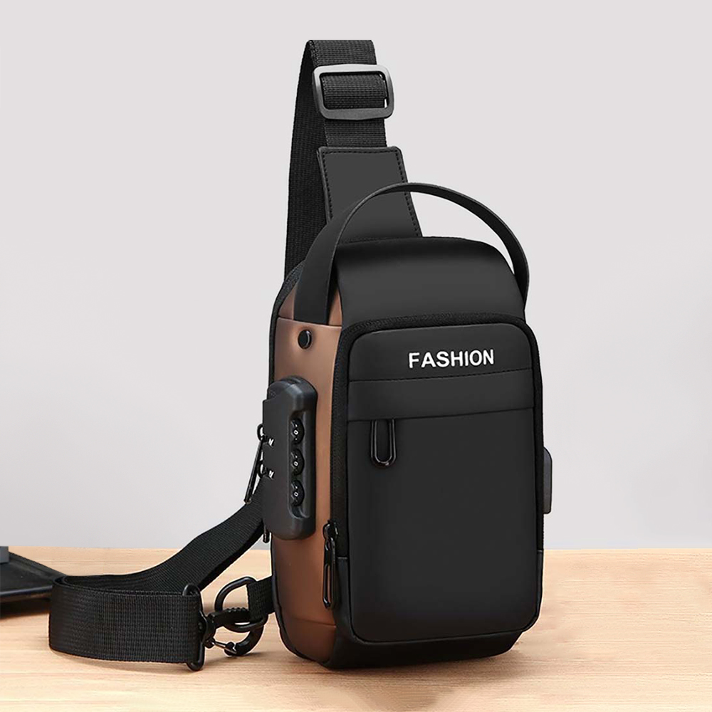 Sling Backpack Shoulder - Borsa a tracolla da uomo con
