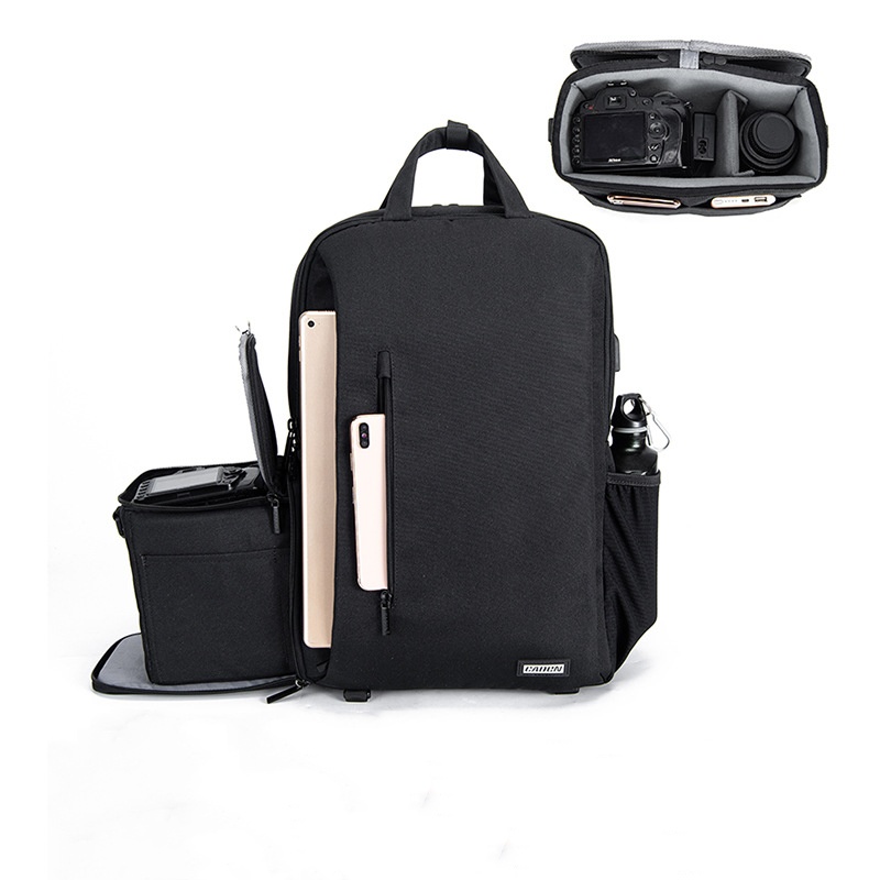 Laptop Backpack 15.6 - Zaino per fotocamera grande DSLR/SLR/Borsa per