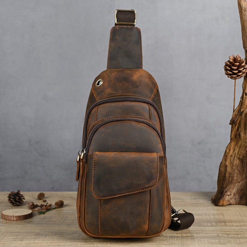 Sling Backpack Shoulder - Borsa da Petto Multifunzione di Lusso