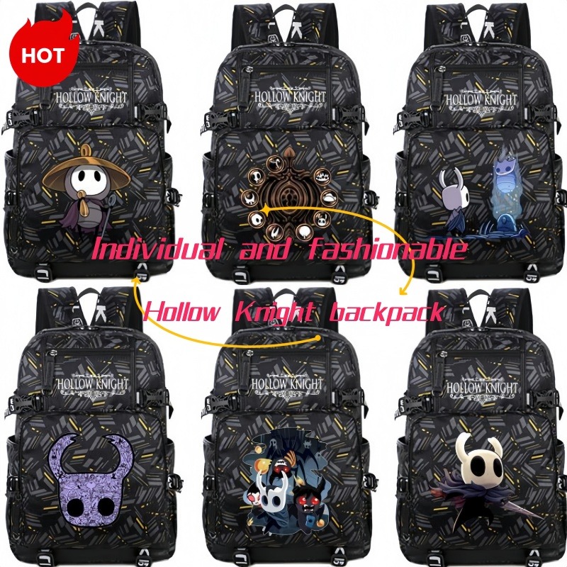 School Backpack Teen - Zaino Hollow Knight Borsa da scuola