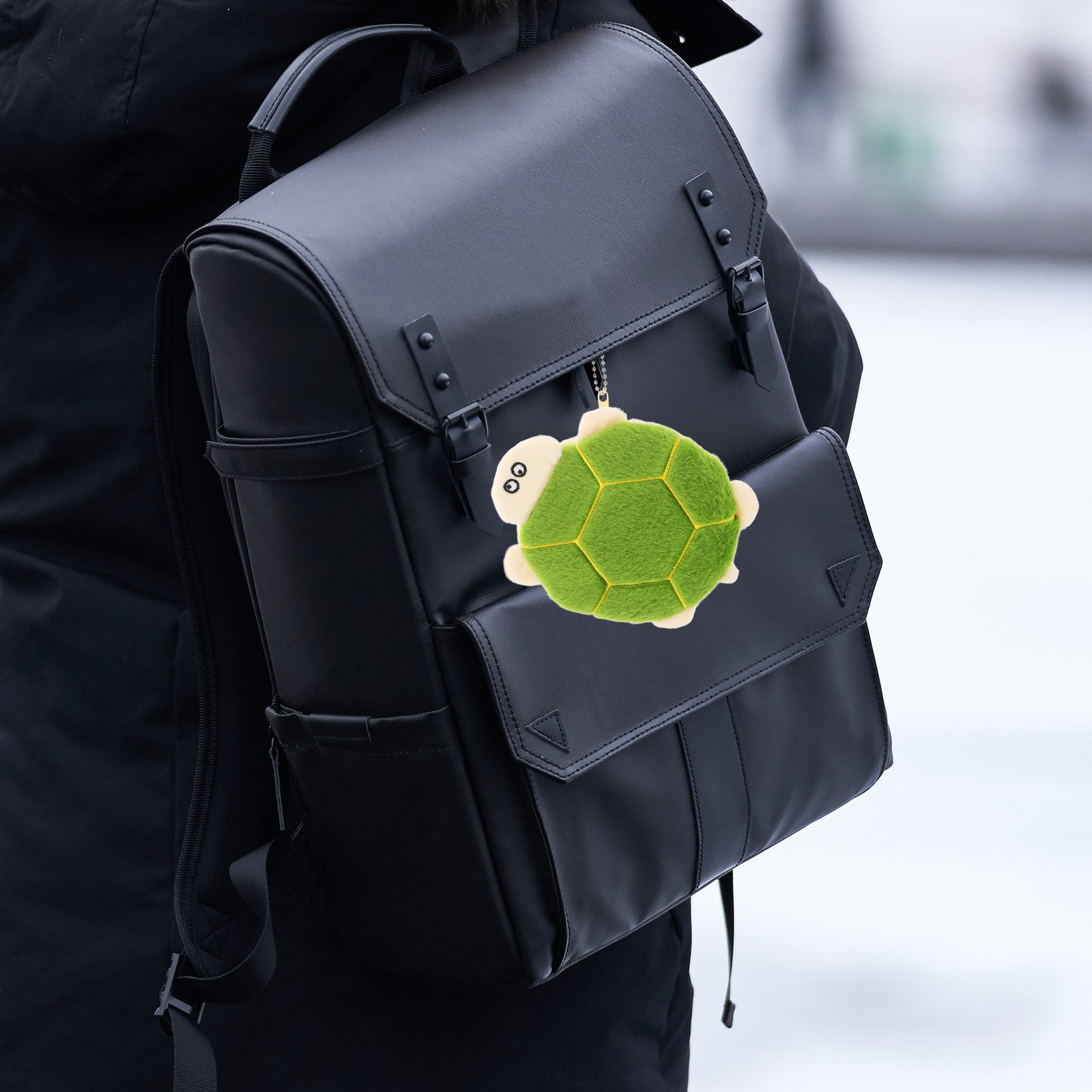 Mini Backpack Purse - Portamonete a Forma di Tartaruga per