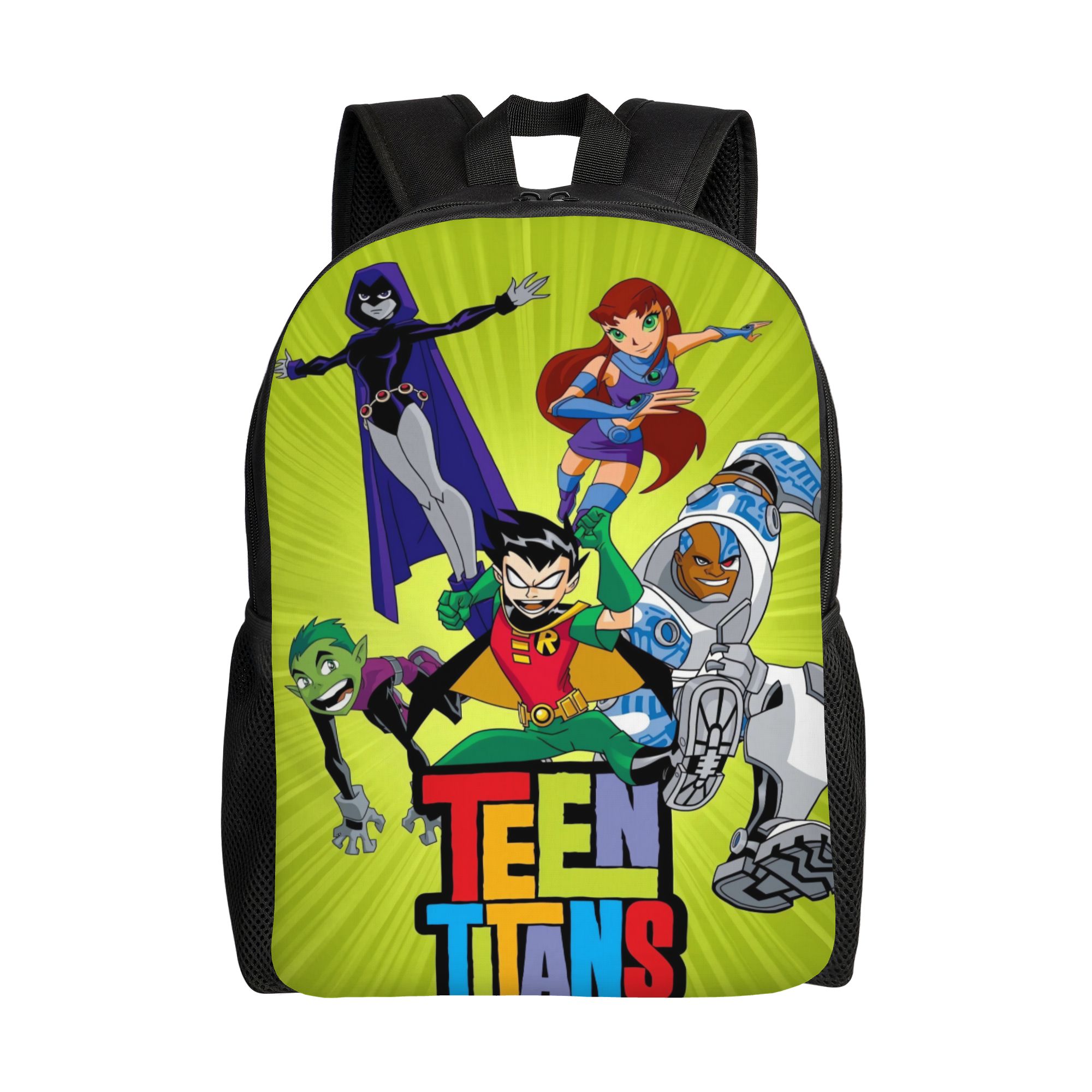 School Backpack Teen - Zaino Teen Titans Go Raven's Emoticlones,