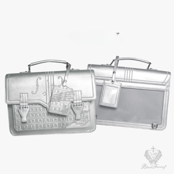 Leather Backpack Vintage - Borsa a mano con nota musicale
