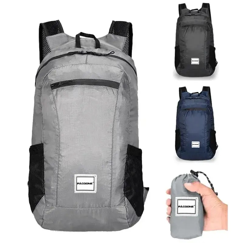 Foldable Backpack Small - Borsa da trekking all'aperto Zaino portatile