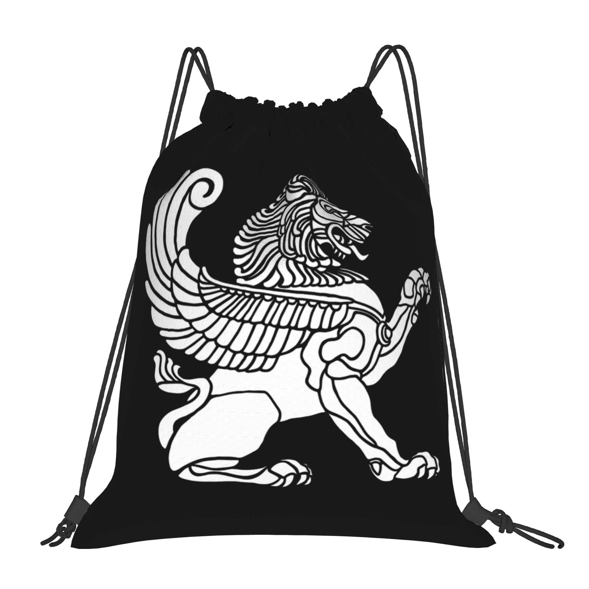 Drawstring Gym Bag - Zaino con coulisse con simbolo del