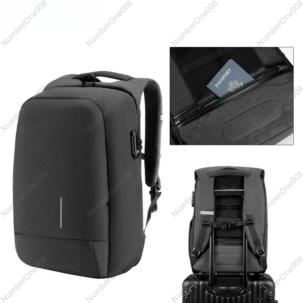 Laptop Backpack 15.6 - Zaino Riflettente per Laptop da Uomo,