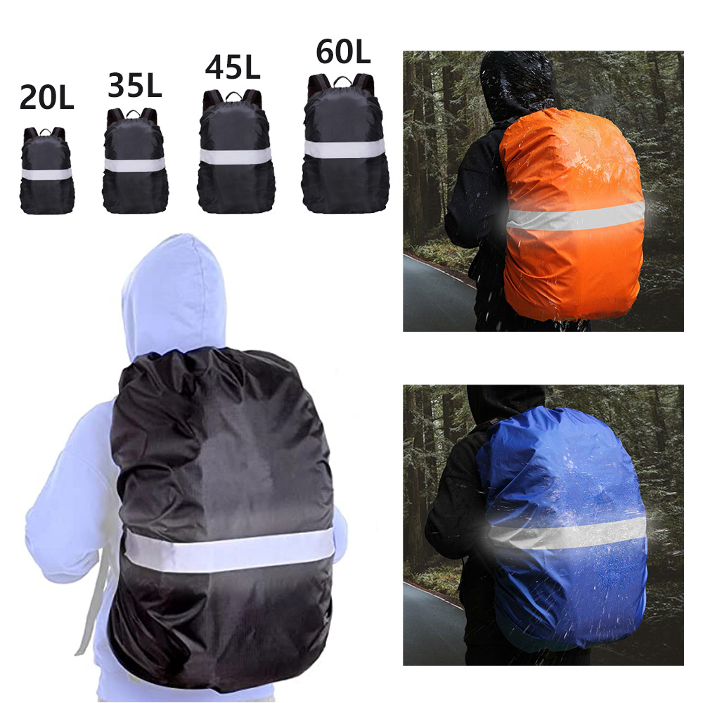 Rain Cover Backpack - Zaino impermeabile Copertura antipioggia riflettente con