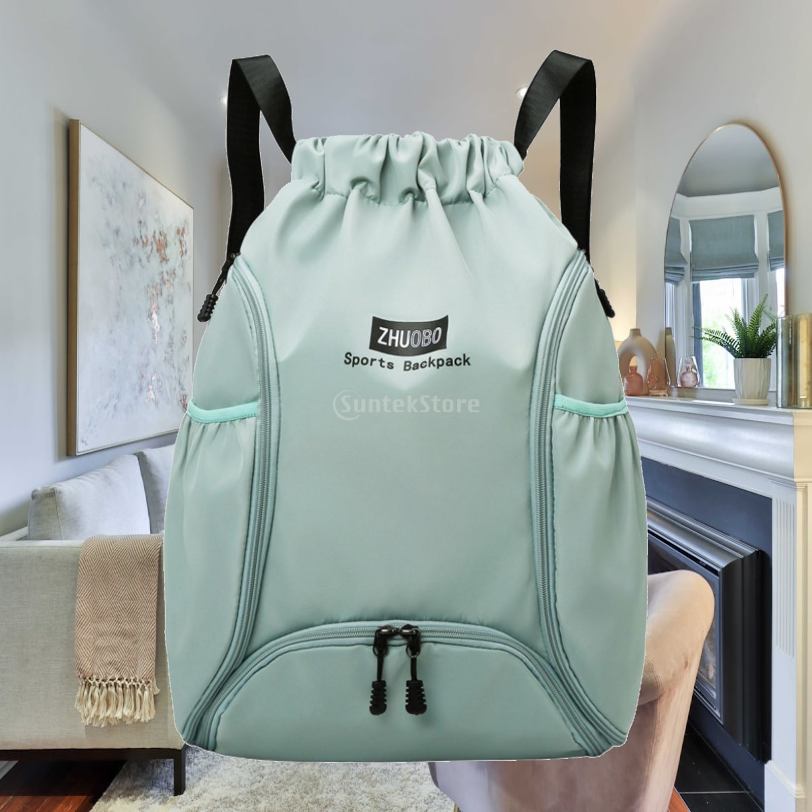 Drawstring Gym Bag - Zaino da basket con coulisse e