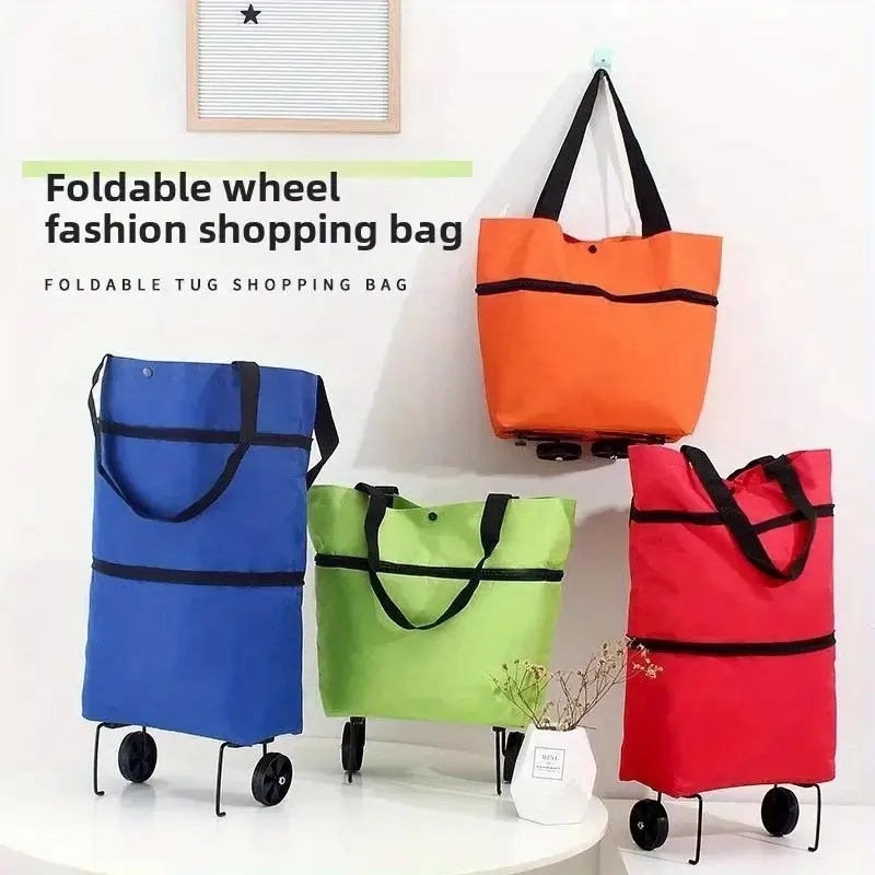 Foldable Backpack Small - Carrello della spesa pieghevole portatile con