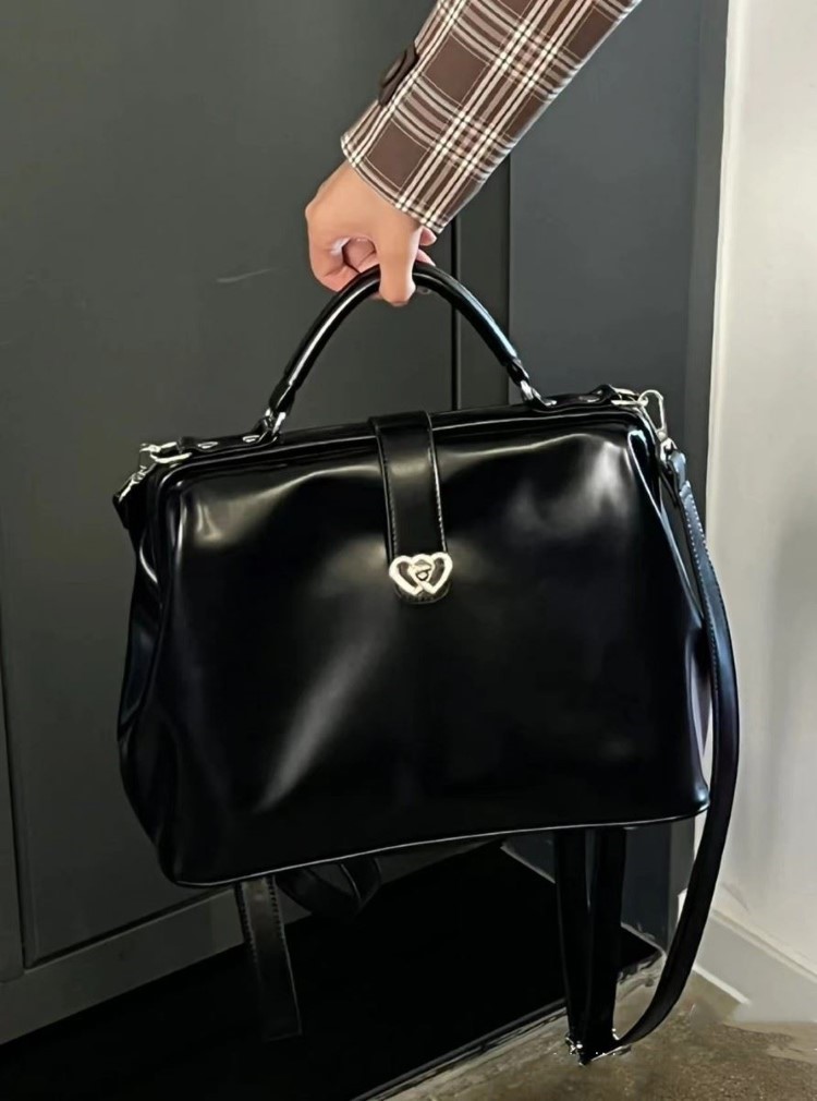 Leather Backpack Vintage - Vintage Nero Y2k Mochila Donna Pu