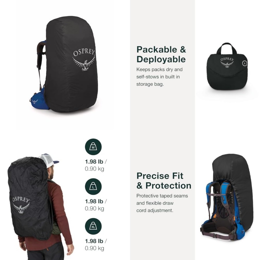 Rain Cover Backpack - Copertura Antipioggia Ultraleggera per Zaino