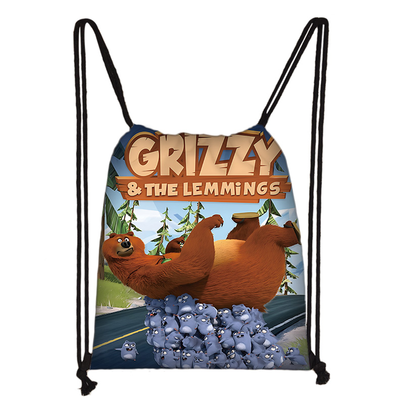 Drawstring Gym Bag - Cordoncino stampato per bambini per cartoni