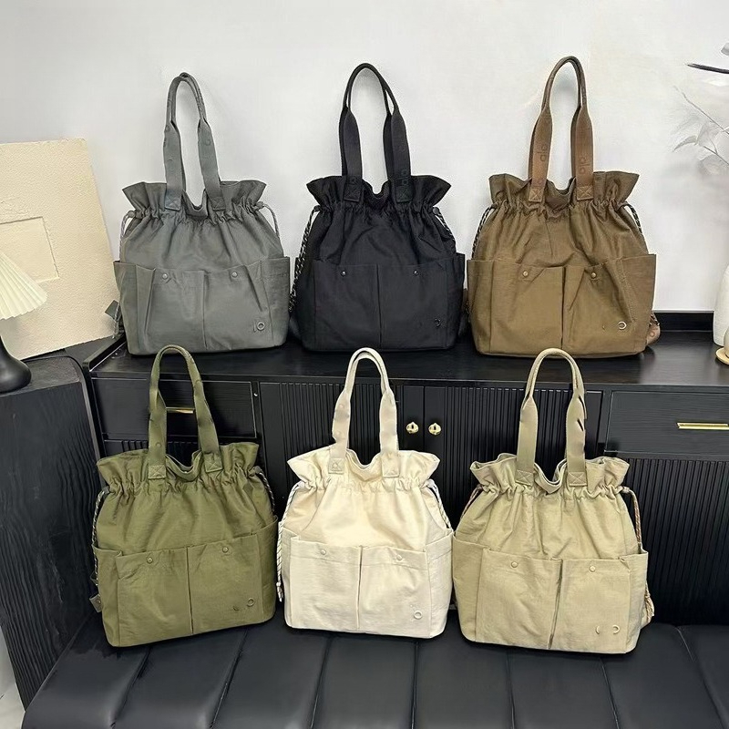 Drawstring Gym Bag - Borsa a Tracolla Grande Capacità con