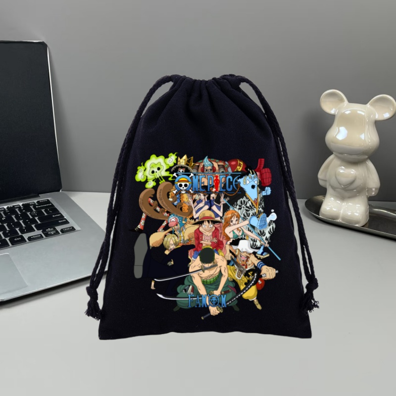 Drawstring Gym Bag - Zaino con coulisse One Piece Anime,
