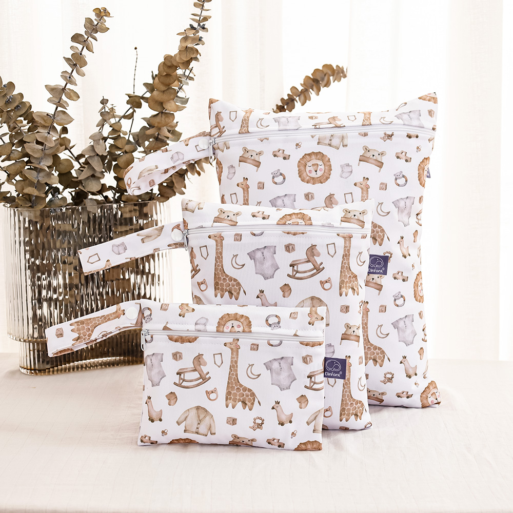 Backpack Diaper Bag - Elinfant 3 pezzi borsa per cosmetici