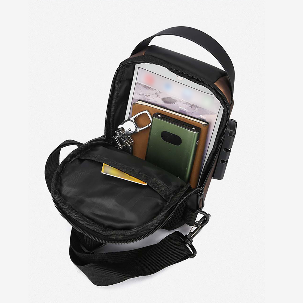 Borsa a tracolla da uomo con p - Sling Backpack Shoulder recensione e prezzo