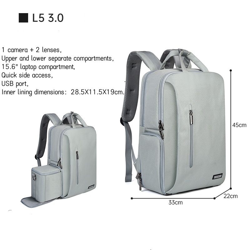 Zaino per fotocamera grande DS - Laptop Backpack 15.6 recensione e prezzo