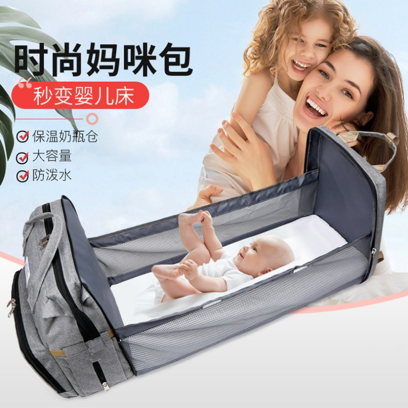 Borsa per Neonati Pieghevole a - Backpack Diaper Bag recensione e prezzo