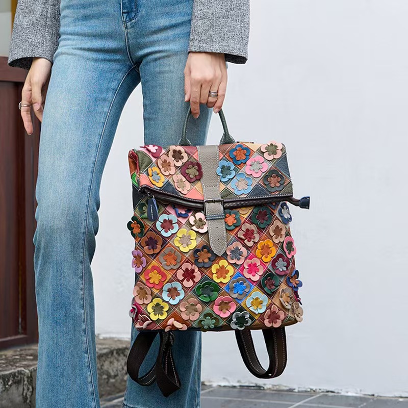 Zaino Vintage in Vera Pelle pe - Fashion Backpack Women recensione e prezzo