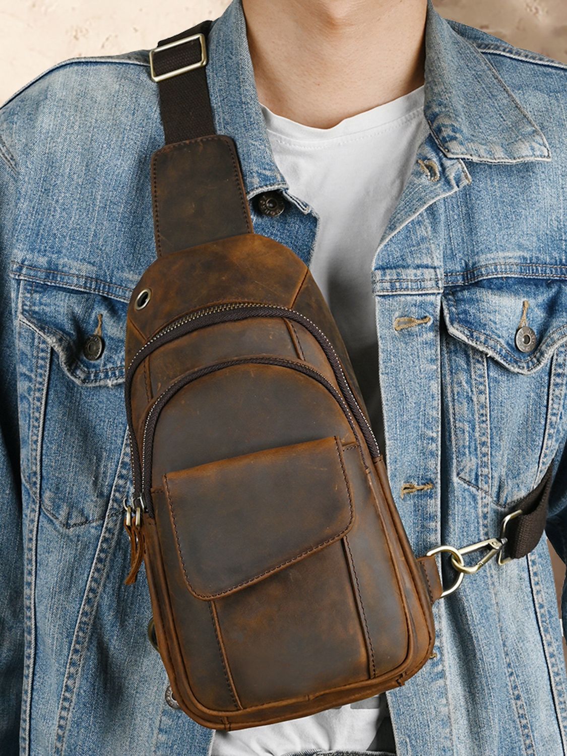 Borsa da Petto Multifunzione d - Sling Backpack Shoulder recensione e prezzo