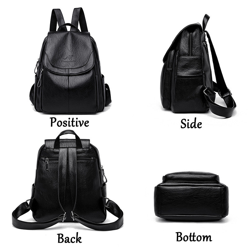 Zaini in morbida pelle da donn - Leather Backpack Vintage recensione e prezzo