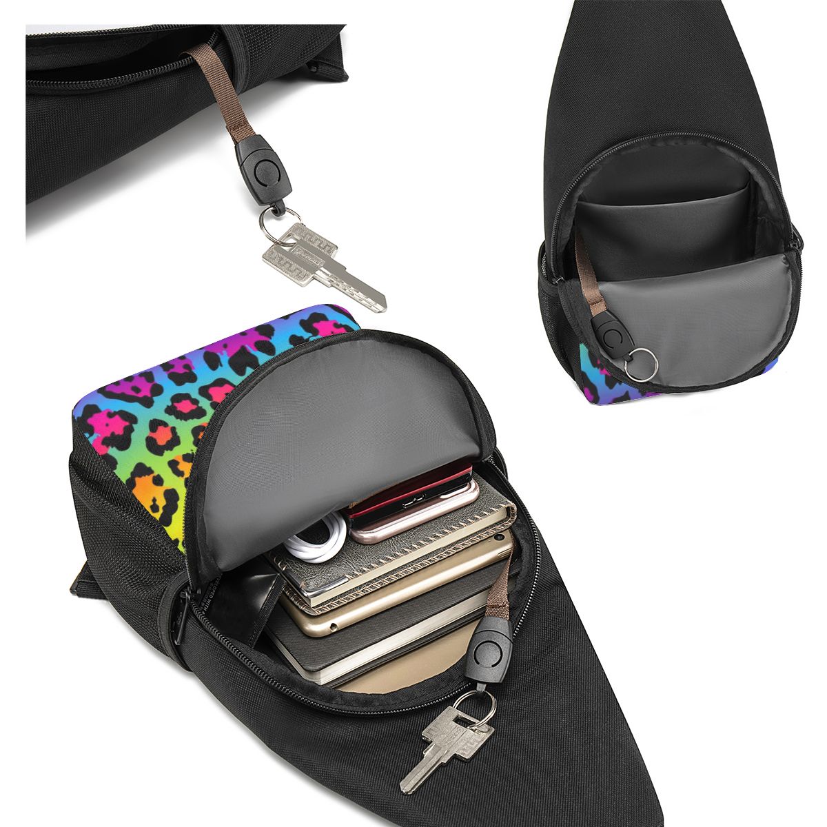 Borsa a tracolla da uomo con s - Sling Backpack Shoulder recensione e prezzo