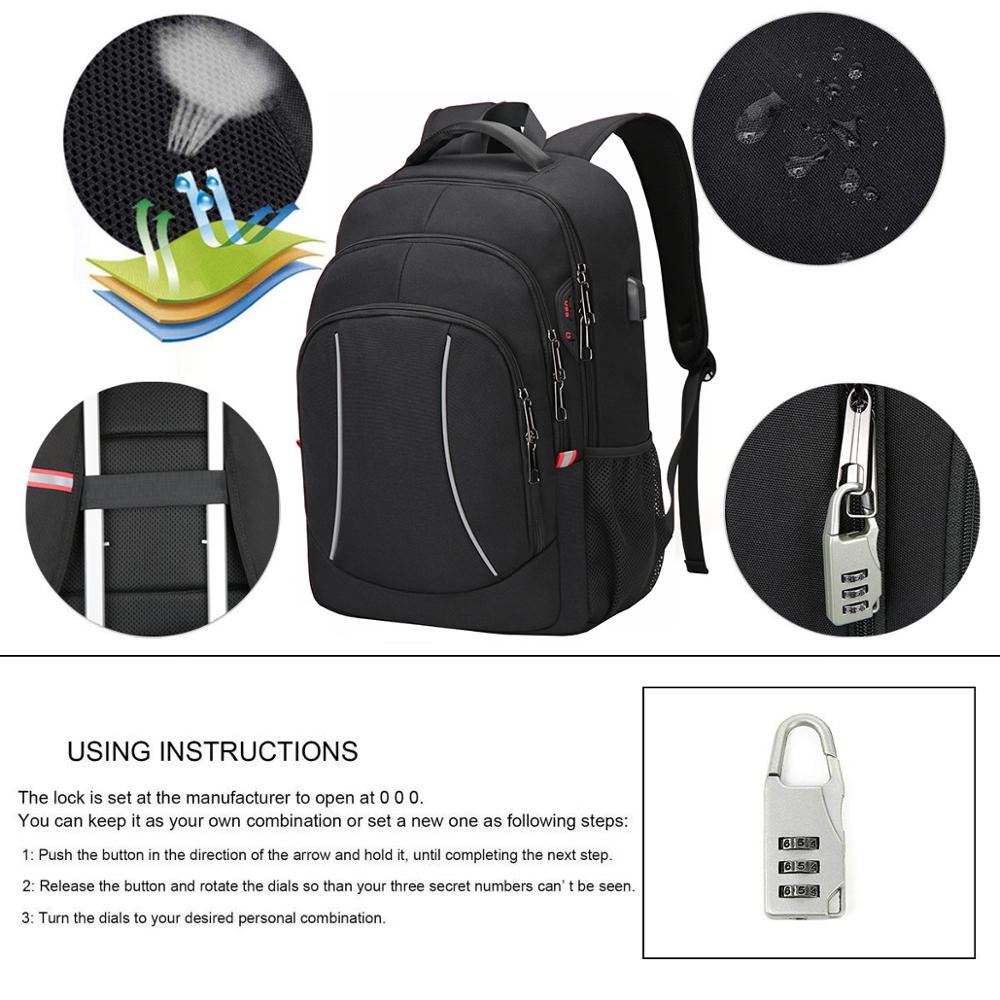 Zaini per Laptop da viaggio mu - Travel Backpack Anti Theft recensione e prezzo