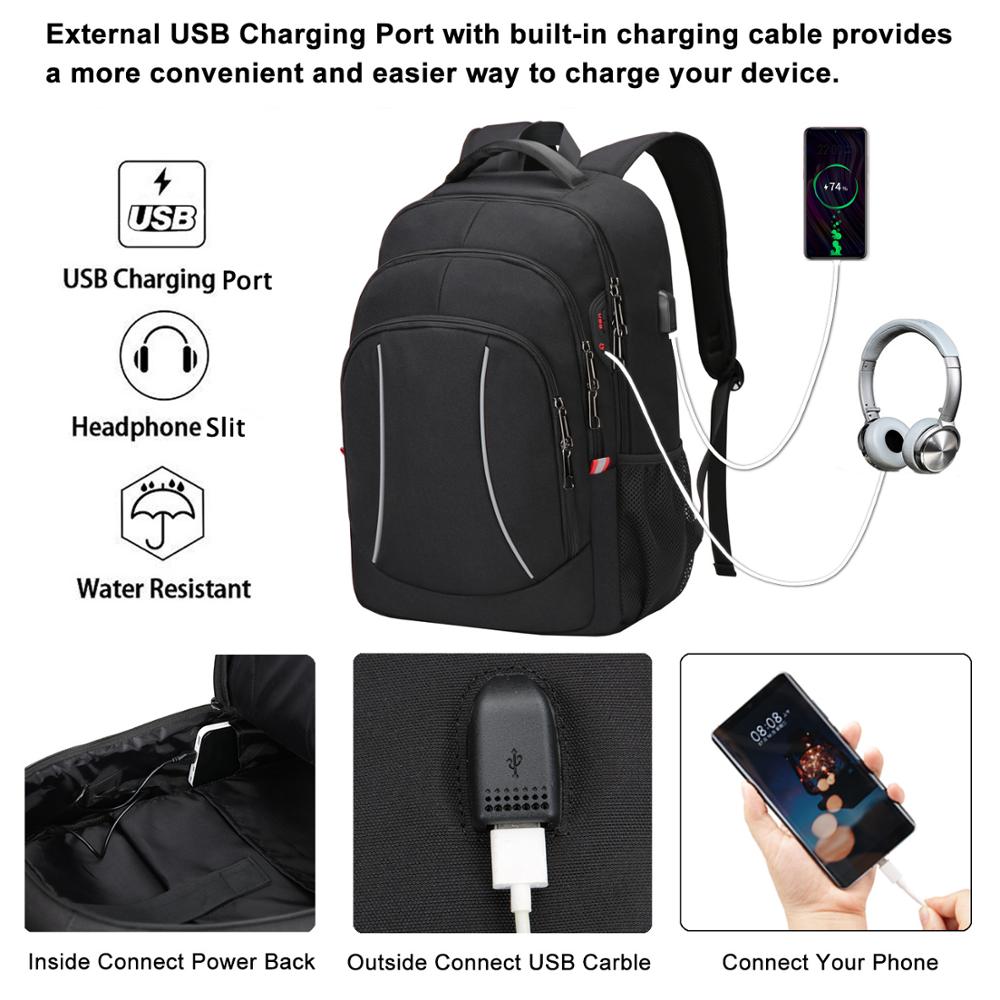 Zaini per Laptop da viaggio mu - Travel Backpack Anti Theft recensione e prezzo