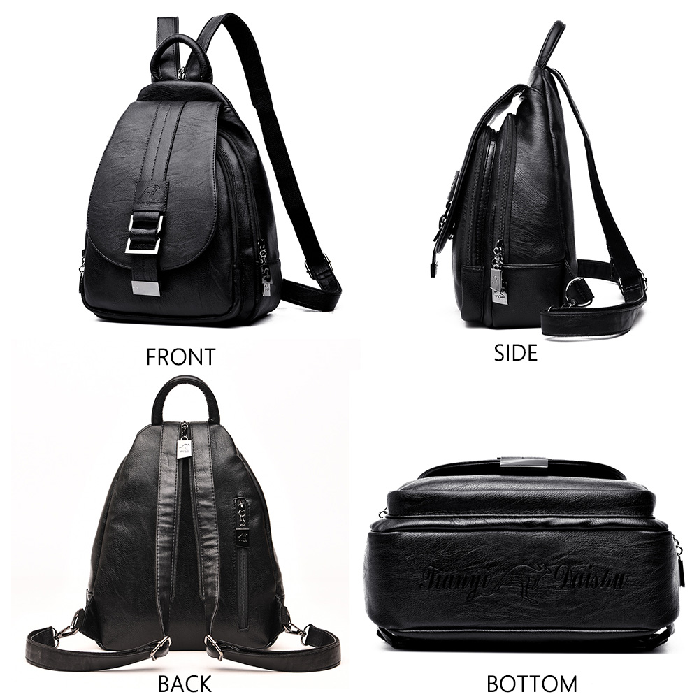 Zaini firmati zaini in pelle d - Leather Backpack Vintage recensione e prezzo