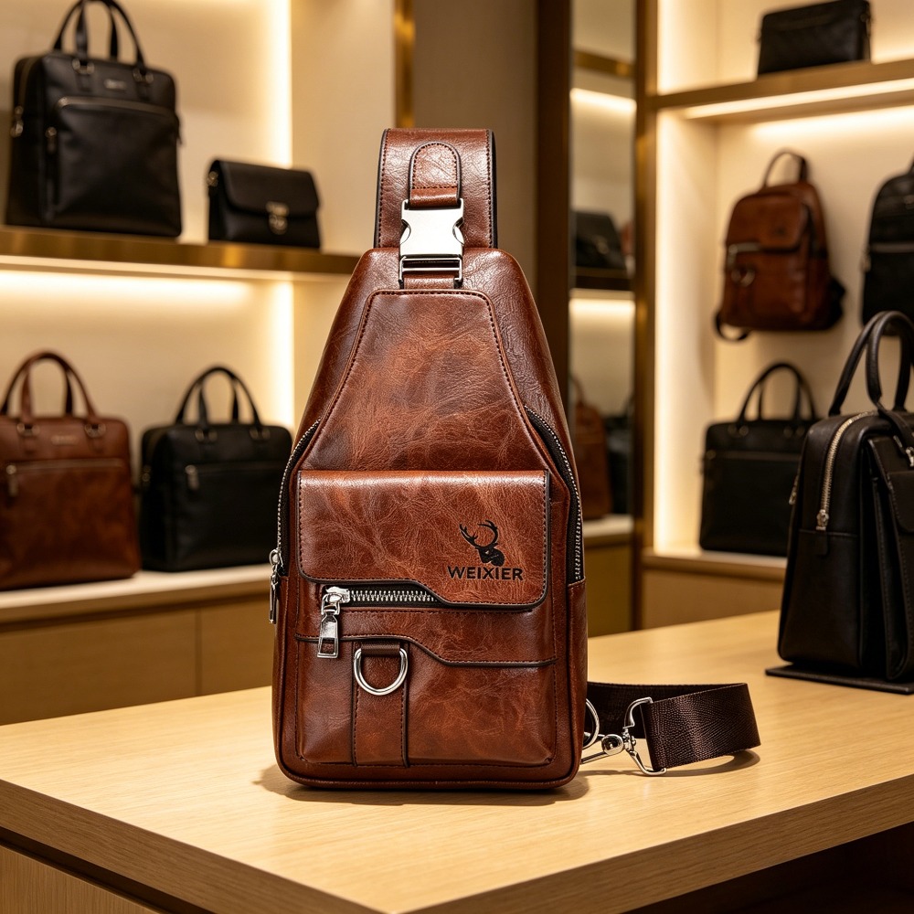 Borsa a tracolla da uomo, bors - Sling Backpack Shoulder recensione e prezzo