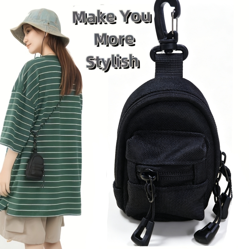 Portachiavi da Uomo con Mosche - Mini Backpack Purse recensione e prezzo