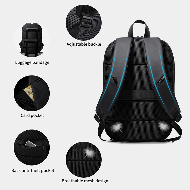 Zaino per laptop da uomo d'aff - Travel Backpack Anti Theft recensione e prezzo
