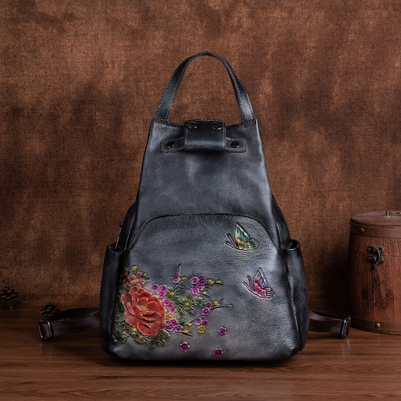 Johnature Zaino in Vera Pelle  - Leather Backpack Vintage recensione e prezzo