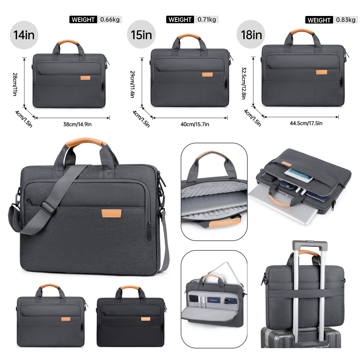 Borsa per laptop Borsa a traco - Laptop Backpack 15.6 recensione e prezzo