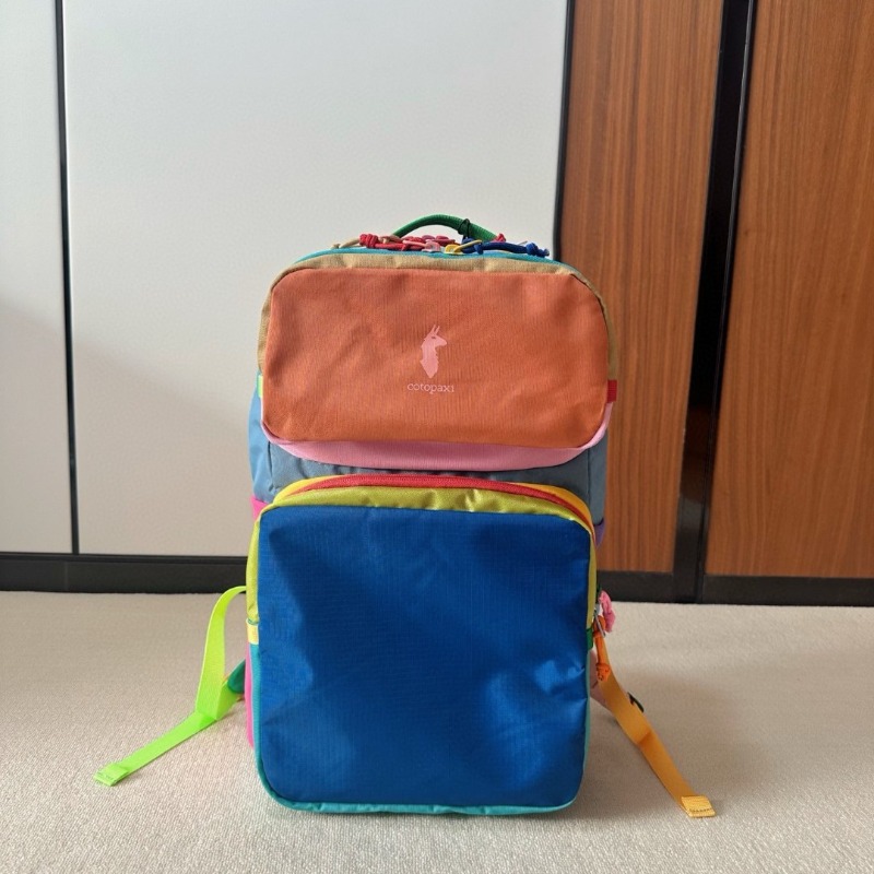 Zaino Dopamine Color Block in  - Canvas Backpack Casual recensione e prezzo