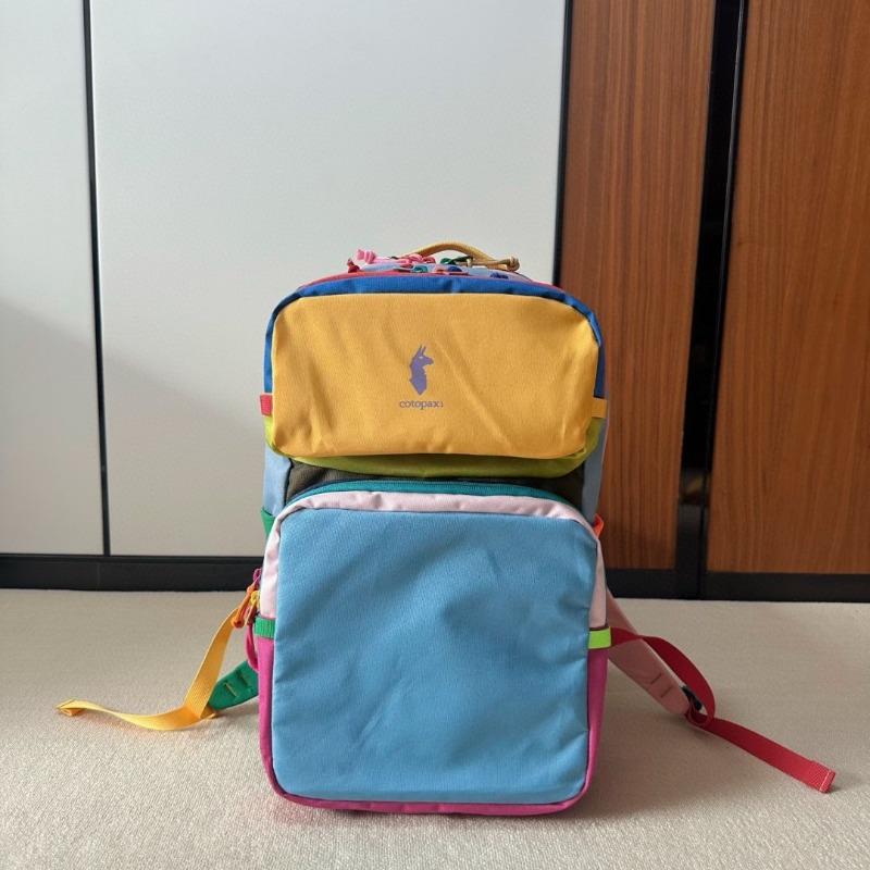 Zaino Dopamine Color Block in  - Canvas Backpack Casual recensione e prezzo