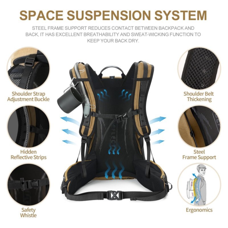 Grande Zaino Impermeabile Anti - Hiking Backpack Waterproof recensione e prezzo