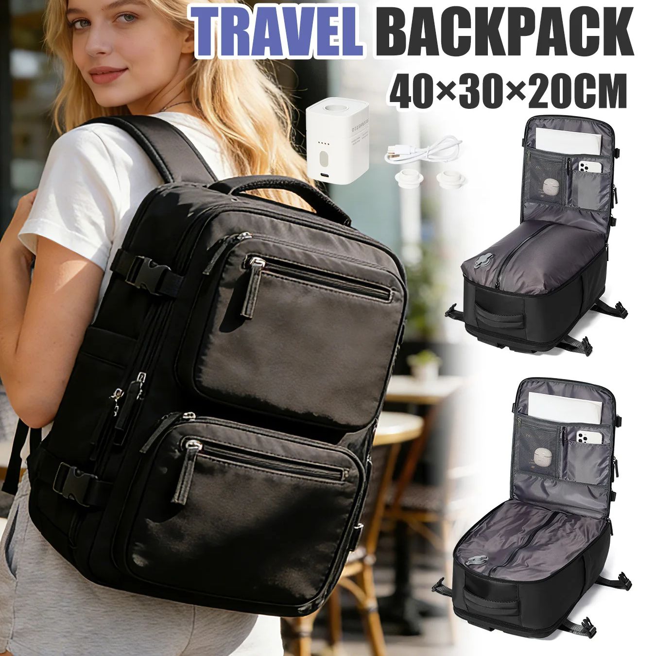 Zaino da donna con pompa integ - Fashion Backpack Women recensione e prezzo