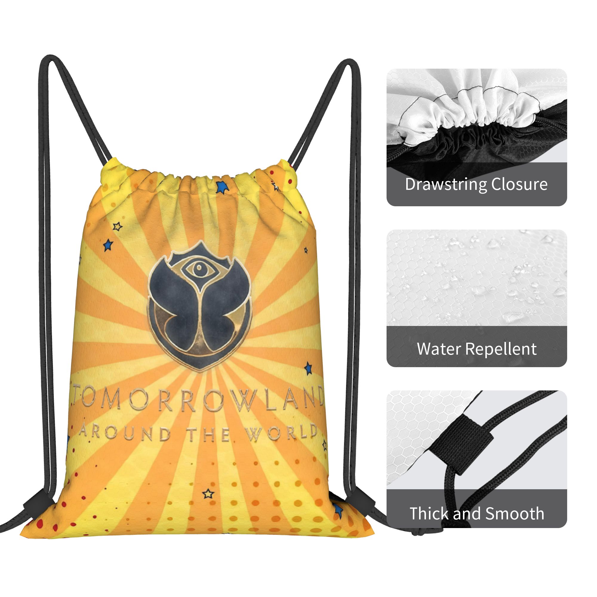 Borse con coulisse per il fest - Drawstring Gym Bag recensione e prezzo