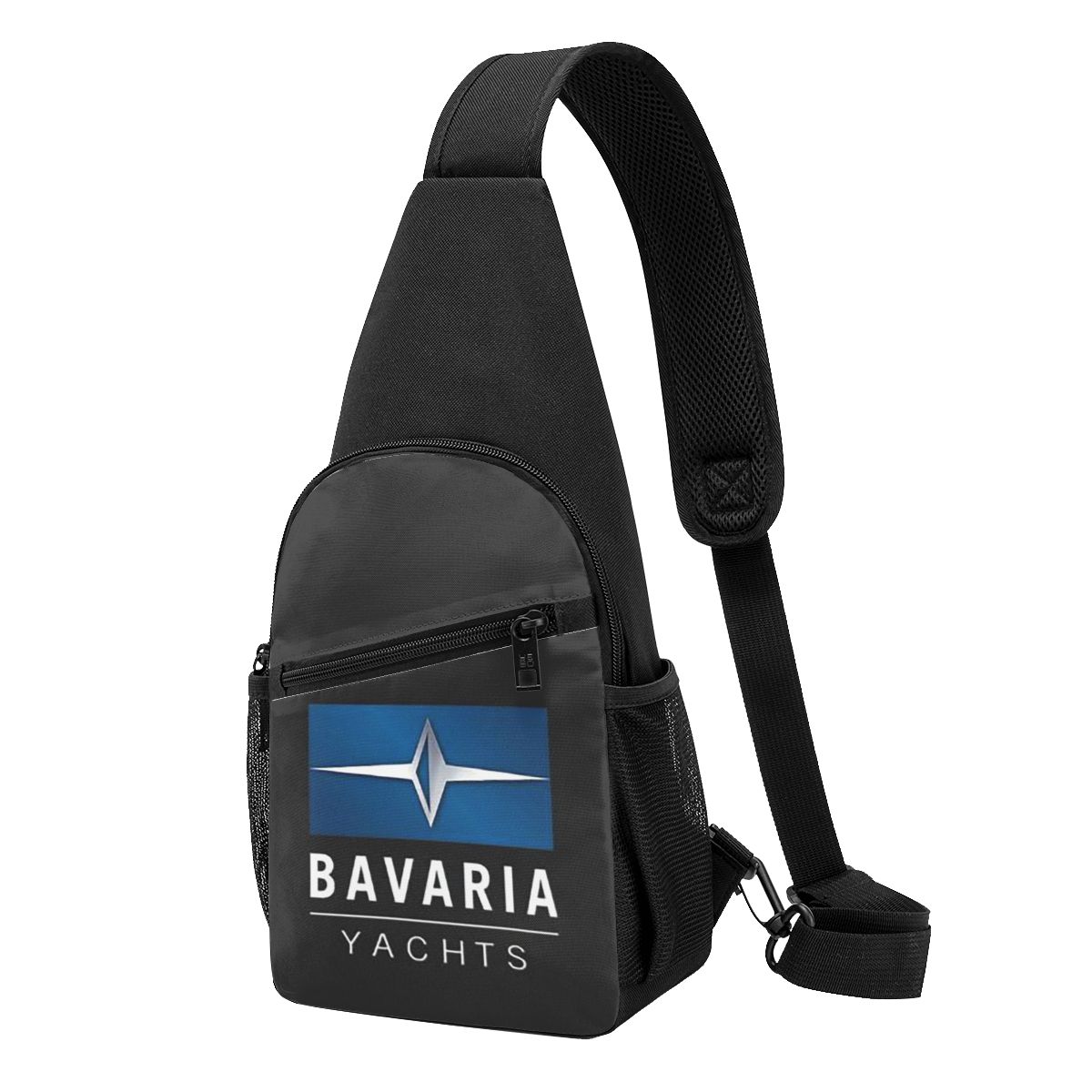 Bavaria Yachts Blue Silver Log - Sling Backpack Shoulder recensione e prezzo