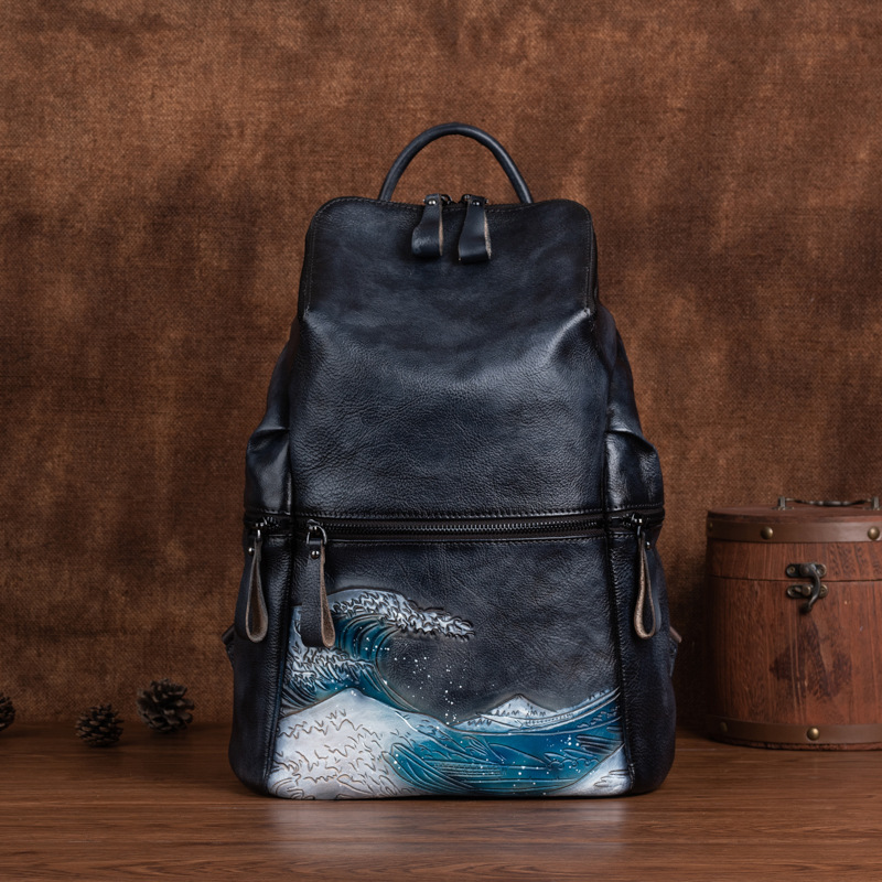 Zaino da donna in vera pelle m - Leather Backpack Vintage recensione e prezzo