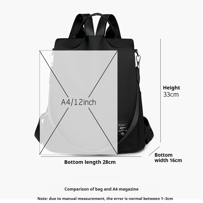Zaino antifurto da donna, zain - Travel Backpack Anti Theft recensione e prezzo